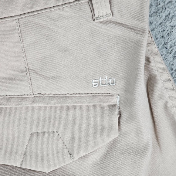 Stio Joggers Pants Womens 8 Beige Nylon Blend Slash Patch Pockets Performance - Picture 3 of 11